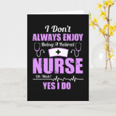 Ik vind het niet altijd leuk om gepensioneerd verp kaart (Gele Bloem)