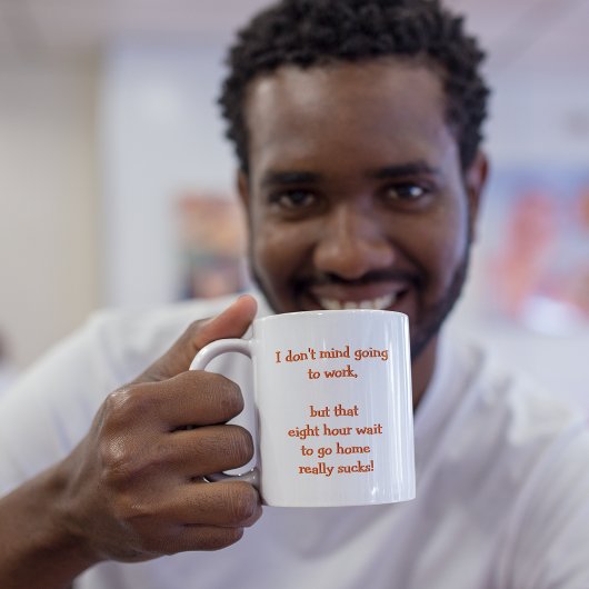 Ik vind het niet erg om grappige Humor citaatthee  Tweekleurige Koffiemok