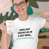 Ik vind het niet erg om grappige Humor citaatthee  Tweekleurige Koffiemok