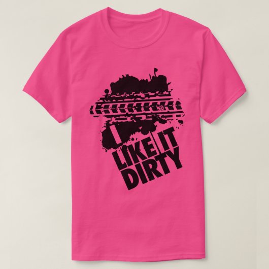 Ik vind het smerig. t-shirt (Design voorkant)
