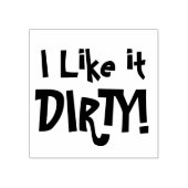 IK VIND HET VIES! Dirty Martini Humor Rubberstempel (Afrduk)