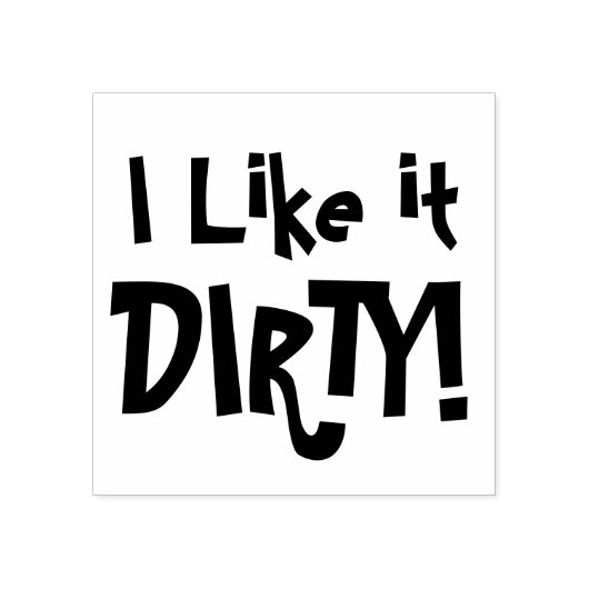 IK VIND HET VIES! Dirty Martini Humor Rubberstempel (Afrduk)