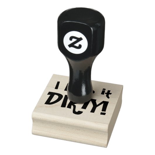IK VIND HET VIES! Dirty Martini Humor Rubberstempel (Stempel)