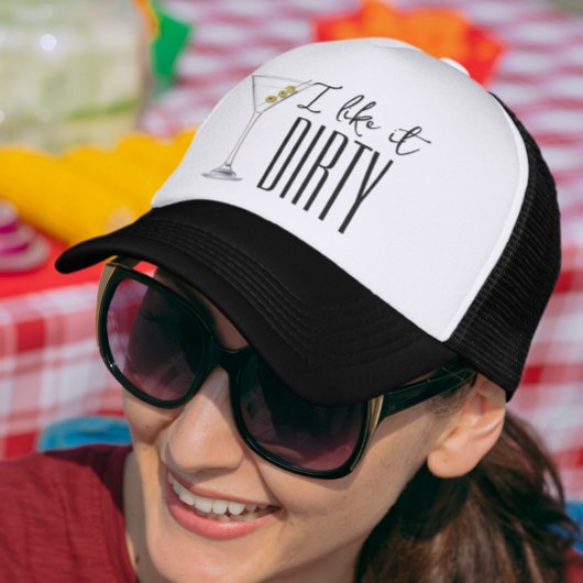 Ik vind het vies Grappige Martini Drinken Trucker Pet
