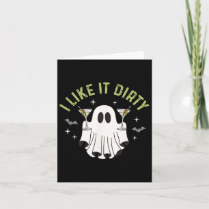 Ik vind het vies Halloween Vies Martini Spook  Kaart