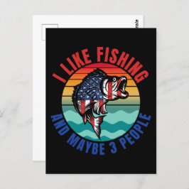 IK VIND HET VISSEND EN MOGELIJK 3 MENSEN BRIEFKAART