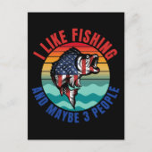 IK VIND HET VISSEND EN MOGELIJK 3 MENSEN BRIEFKAART (Voorkant)