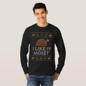 Ik vind het vochtig grappig lelijk Thanksgiving tr T-shirt (Voorkant volledig)