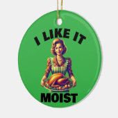 Ik vind het vochtig keramisch ornament (Links)