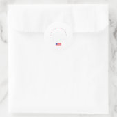 Ik vind het Witte Huis leuk zoals mijn broek met v Ronde Sticker (Tas)