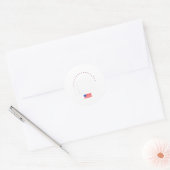 Ik vind het Witte Huis leuk zoals mijn broek met v Ronde Sticker (Envelop)