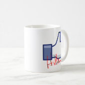 IK VIND HILLARY -.png Koffiemok (Voorkant rechts)