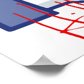 IK VIND HILLARY -.png Poster (Hoek)