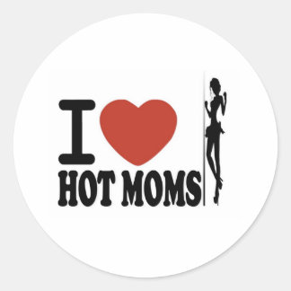 IK VIND HOE HET MOMS IS RONDE STICKER