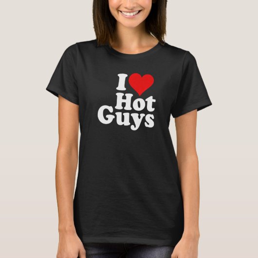 IK VIND HOT HOT HOT GYS BOYS MAN VALENTIJNSDAG Pre T-shirt (Voorkant)