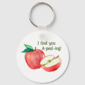 Ik vind je A-Peel-ing. Button Sleutelhanger (Voorkant)