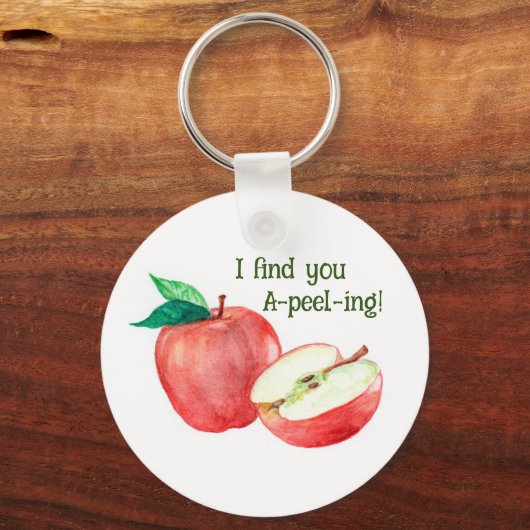 Ik vind je A-Peel-ing. Button Sleutelhanger (Voorkant)