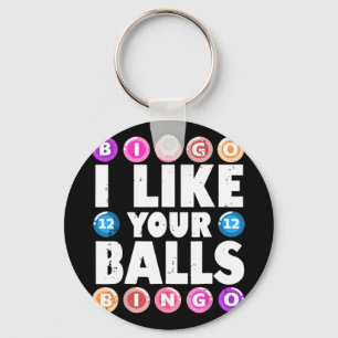 Ik vind je ballen bingo gokken vrouwen moeders dag sleutelhanger