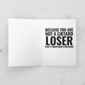 IK VIND JE DONALD TRUMP BIRTHDAY FUNNY CARD KAART (Binnen)