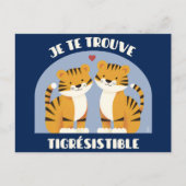 Ik vind je een beetje een tienerachtig, romantisch briefkaart (Voorkant)