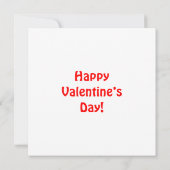 Ik vind je een late gelukkige Valentijnsdag Kaart (Achterkant)