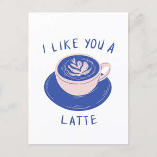 Ik vind je een Latte Coffee Kaart