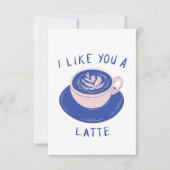 Ik vind je een Latte Coffee Kaart (Voorkant)