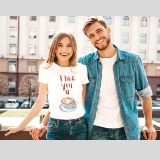 Ik vind je een latte t-shirt