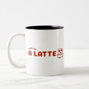 Ik vind je erg leuk tweekleurige koffiemok