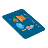 Ik vind je gelukkig Valentijnsdag grappig | Liefde Magneet (Rechterzijde)