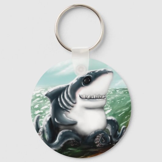 Ik vind je goed Sharktopus Sleutelhanger (Voorkant)