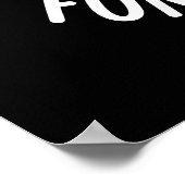 Ik vind je grappig type woordspeling echt leuk poster (Hoek)