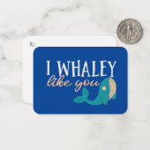 Ik vind je grappige Valentijnsdag leuk Notitiekaartje (Voorkant / Achterkant in situ)