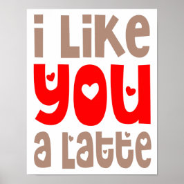 Ik vind je leuk, leuk leuk leuk Fun Quote Poster