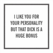 Ik vind je leuk om je persoonlijkheid, maar... (aa sticker (Voorkant)