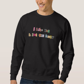 Ik vind je leuk T-shirt met scrapbookstijl voor ma