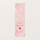 Ik vind je leuker dan cupcakes Valentijnsdag Label Visitekaartje (Binnenkant ongevouwen)