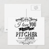 IK VIND JE MEER DAN EEN PITCHER VAN EEN KATCHER -. BRIEFKAART (Voorkant / Achterkant)