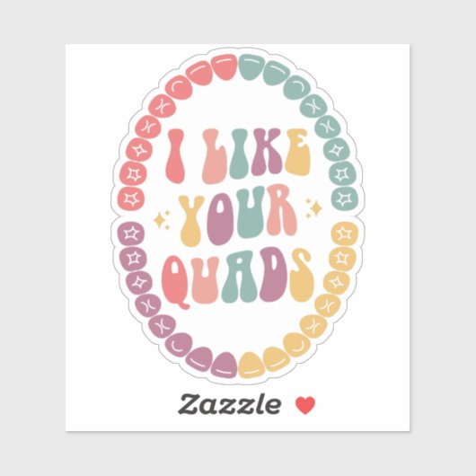 Ik vind je quads leuk sticker (Vel)