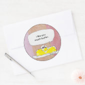 Ik vind je veel boter Sticker (Envelop)