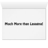 IK VIND JE VEEL MEER DAN LASAGNA (Binenzijde Horizontaal (Onderkant))