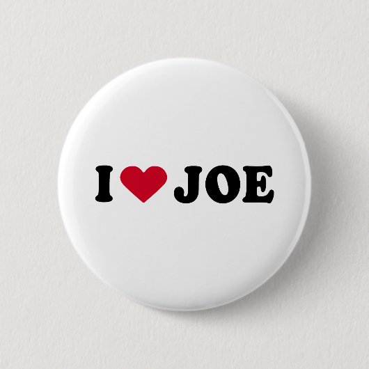 IK VIND JOE RONDE BUTTON 5,7 CM (Voorkant)