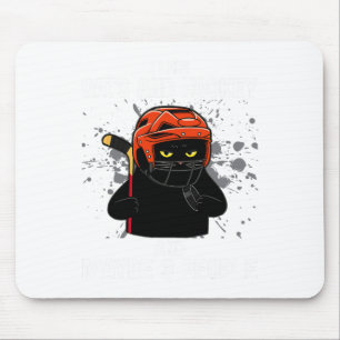 Ik vind katten en hockey leuk en misschien 3 mense muismat