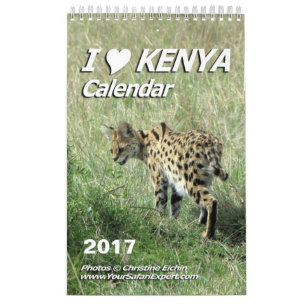 IK VIND KENIA-kalender (één pagina) Kalender