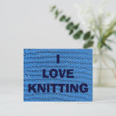 IK VIND KNITING VEEL BRIEFKAART (Staand voorkant)