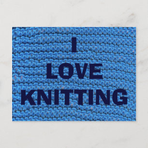 IK VIND KNITING VEEL BRIEFKAART