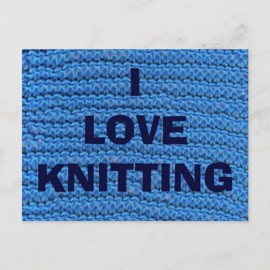 IK VIND KNITING VEEL BRIEFKAART (Voorkant)