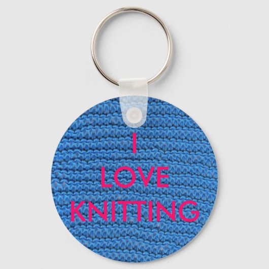 IK VIND KNITING VEEL SLEUTELHANGER (Voorkant)