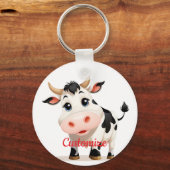 Ik vind koeien leuk Art Thunder_Cove Sleutelhanger (Achterkant)