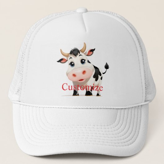 Ik vind koeien leuk Art Thunder_Cove Trucker Pet (Voorkant)